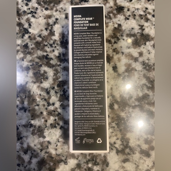 Moira Complete Wear Foundation Ultra Coverage Weightless - #375 Medium Beige - Picture 10 of 12